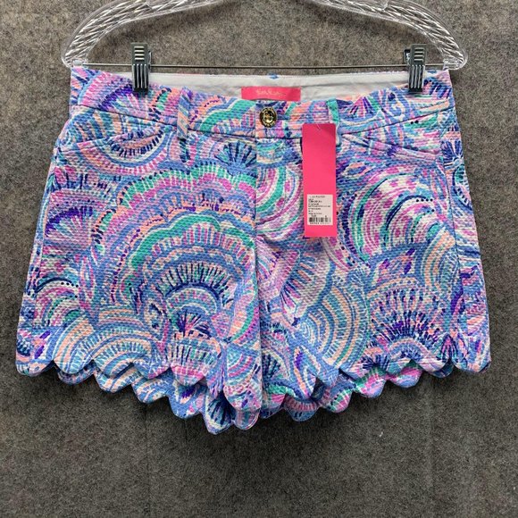 Lilly Pulitzer Pants - Lilly Pulitzer Shorts Women 4 Ladies Purple Blue Outdoors Buttercup Stretch Pant